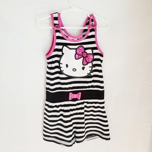 Girls Hello Kitty Sleeveless Romper